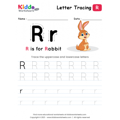 Tracing the Letter R