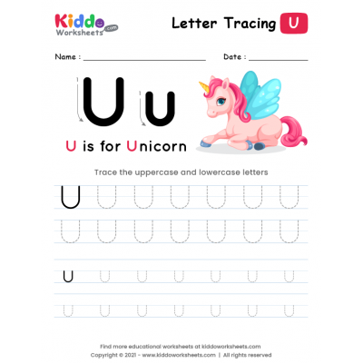 Tracing the Letter U