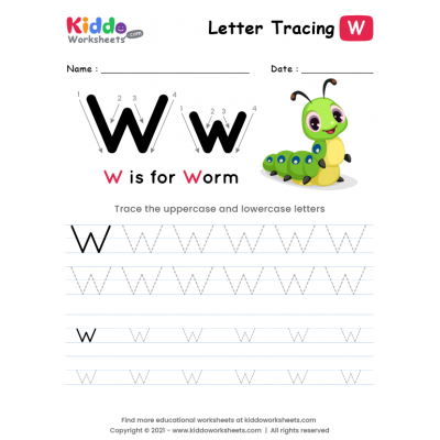 Tracing the Letter W