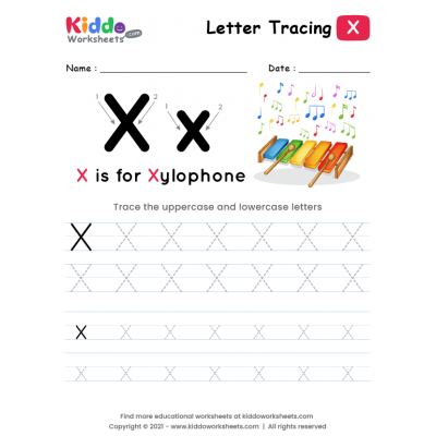 Tracing the Letter X