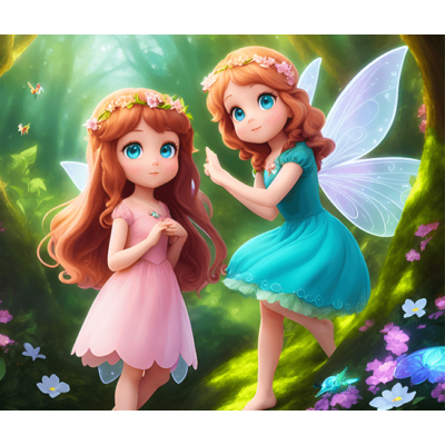 Little Fairies Sliding Puzzle