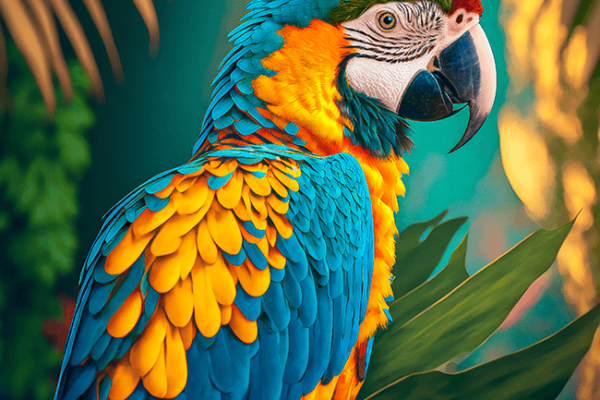 Macaw Sliding Puzzle