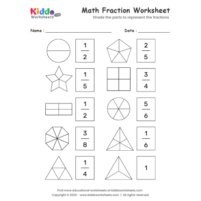 Math Fractions Worksheets