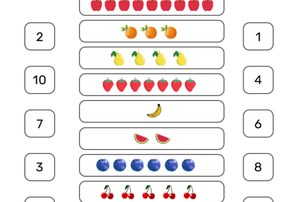 Number Matching Worksheet