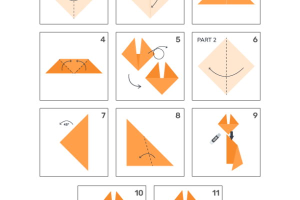 Origami Fox Worksheet