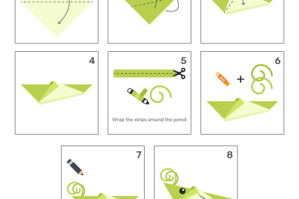 Origami Grasshopper Worksheet