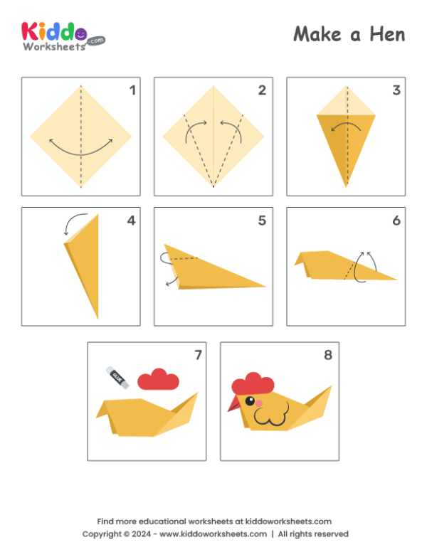 Origami Hen