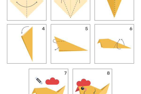 Origami Hen Worksheet