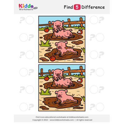 Pig Spot the Difference