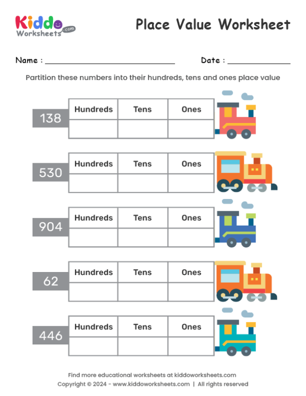 Place Value Worksheet