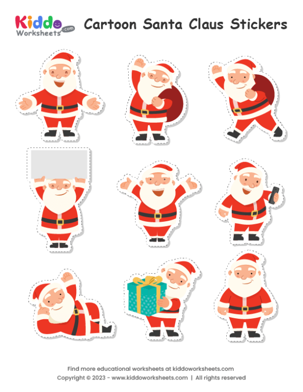 Santa Claus Stickers