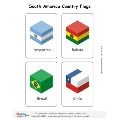 South America Country Flags