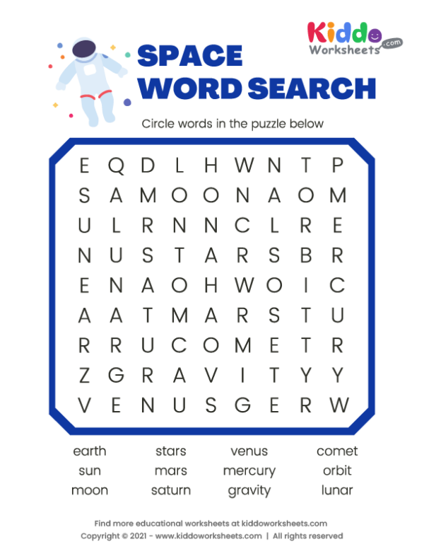 Space Word Search