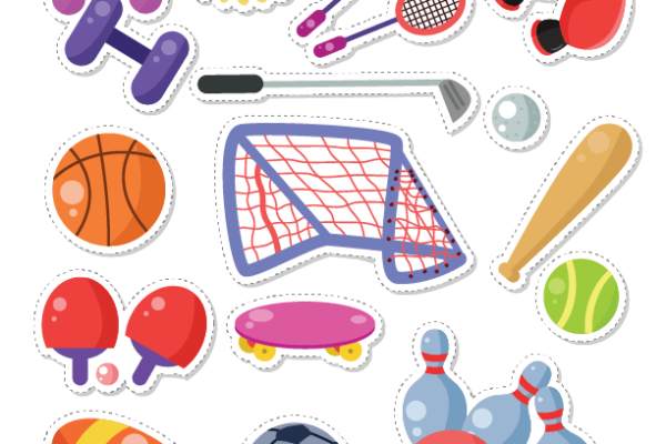 Cartoon Sports Stickers
