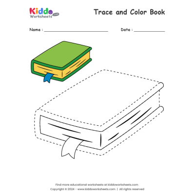 Trace and Color Book