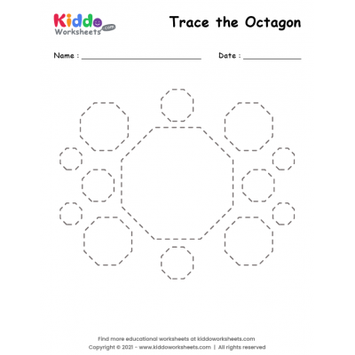 Tracing Shape Octagon