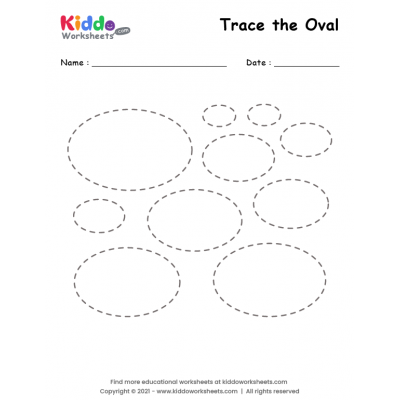 Tracing Shape Oval