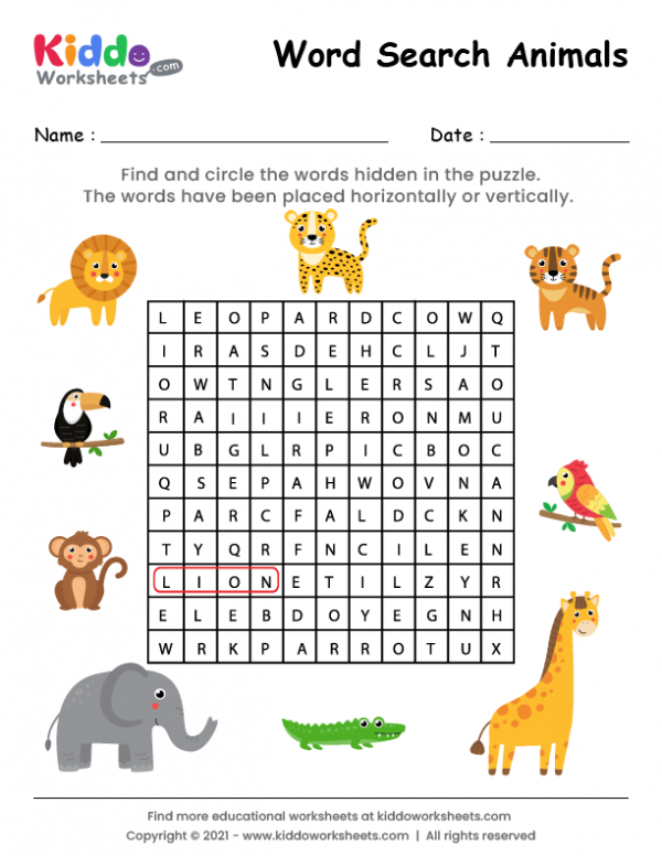 Zoo Animals Word Search Free Printable Pin On Free Puzzle Worksheet Activities Jacob Melen