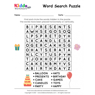Baking Word Search |