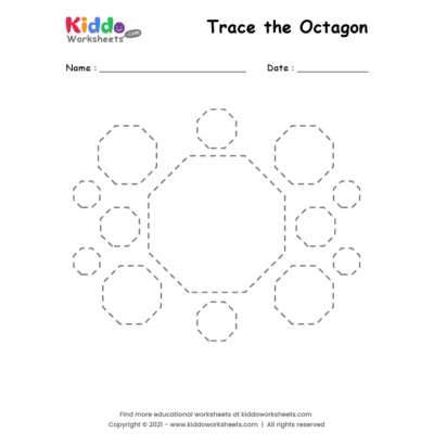 Tracing Shape Octagon