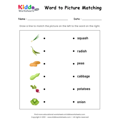 Matching Words to Pictures 5