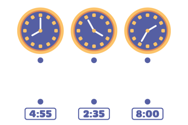 Match the Clock Worksheet 5