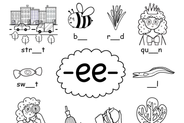 ee digraph worksheet