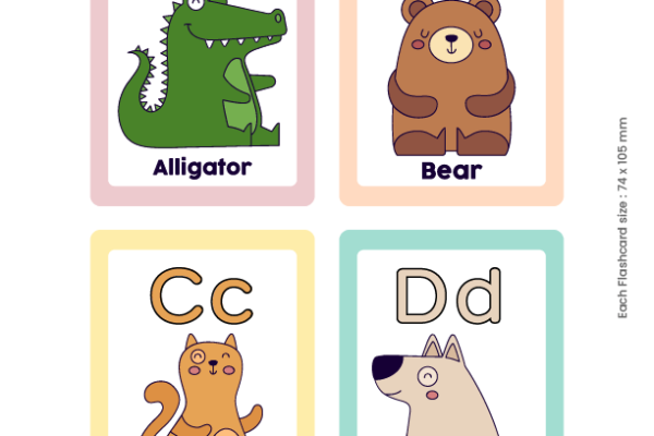 Animal Alphabet Flashcards