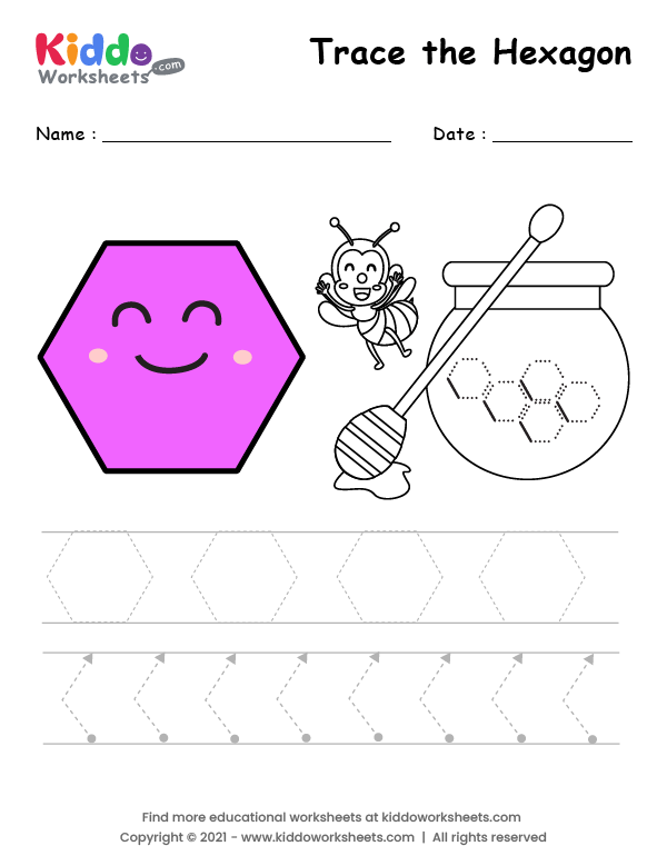 Hexagon Shape Tracing