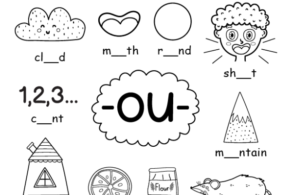 ou digraph worksheet