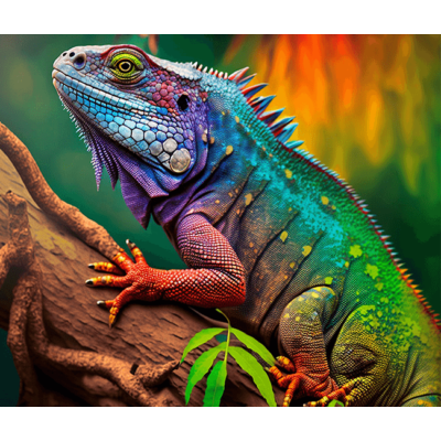 Iguana Sliding Puzzle