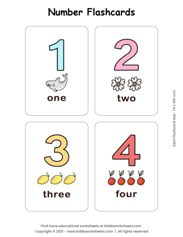 Numbers Flashcards