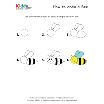 How to draw Bee