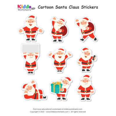 Santa Claus Stickers