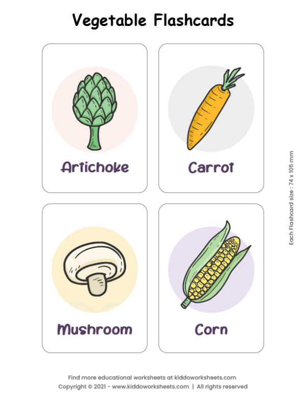 Vegetables Flashcards