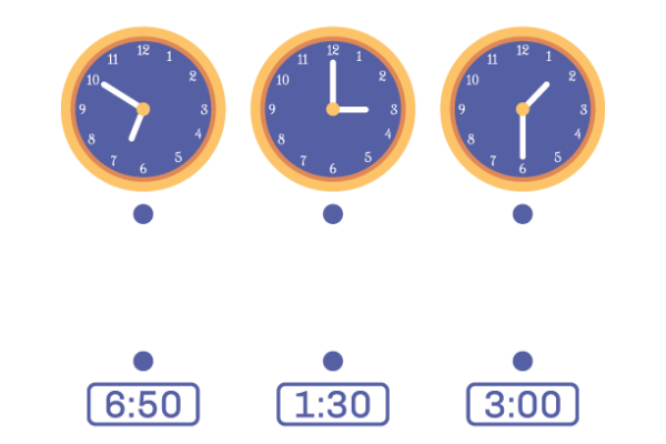 Match the Clock Worksheet 6