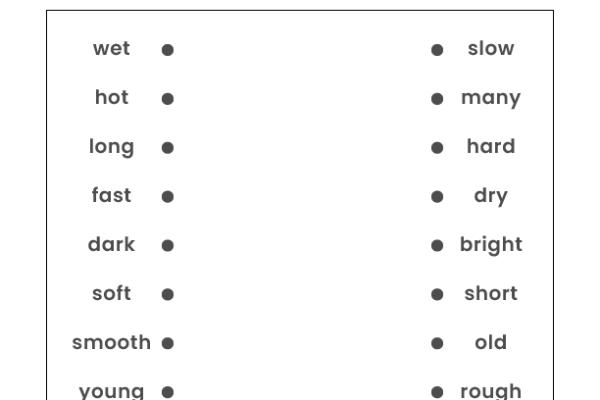 Opposite words Worksheet