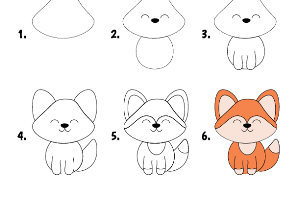 How to draw Fox worksheet