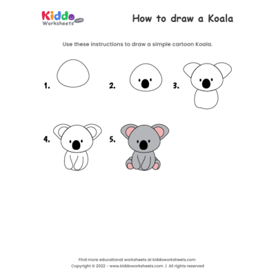 How to draw Koala