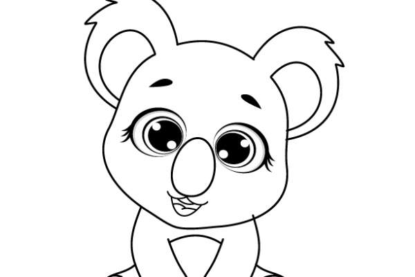 Koala coloring page