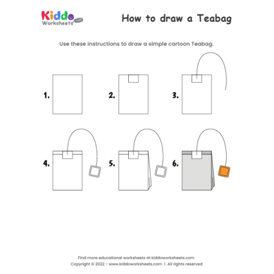 How to draw Teabag