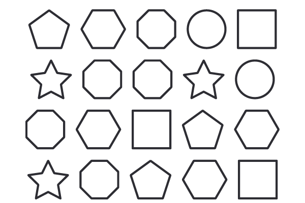 Find Octagon Shape Worksheet