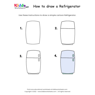 How to draw Refrigerator