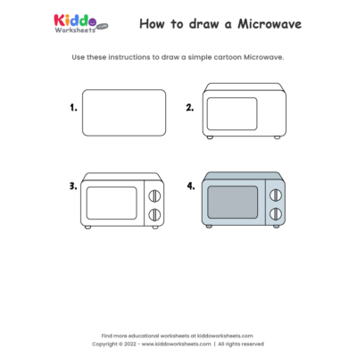 How to draw Microwave