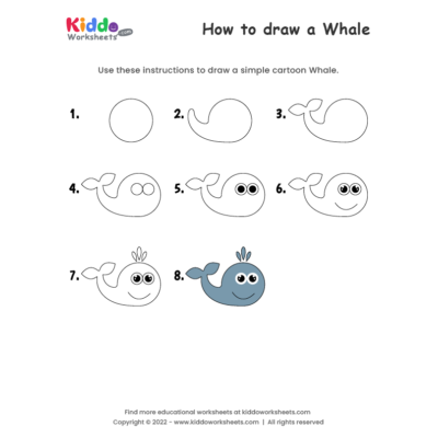 How to draw Whale