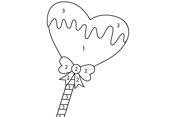 Color the Lollipop Worksheet