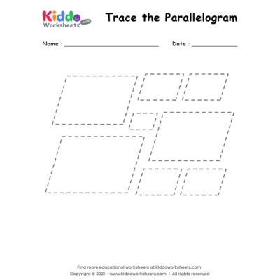 Tracing shape Parallelogram