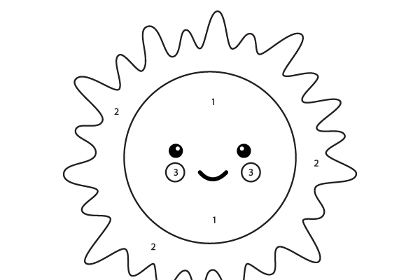 Color the Sun Worksheet