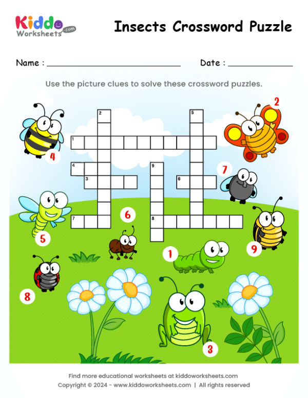 Insects Crossword