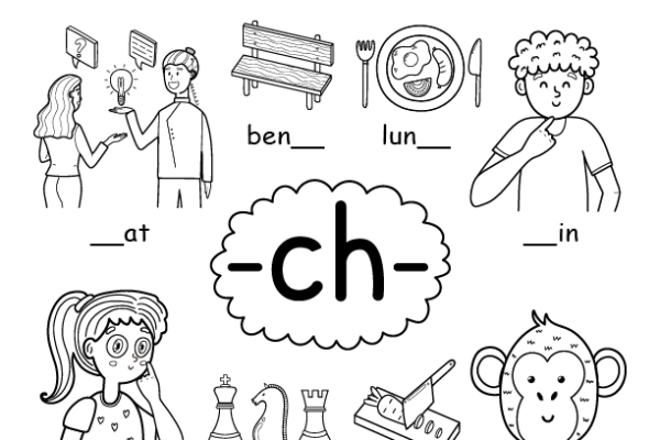 ch digraph worksheet